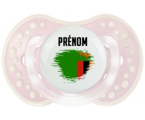Drapeau effet pinceau Zambie avec prénom Sucette LOVI Dynamic Retro-rose-tendre classique