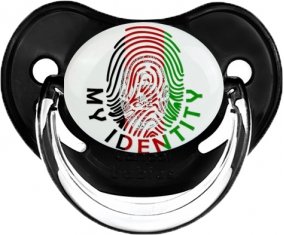 Empreinte My Identity Afghanistan Tétine Physiologique Noir classique