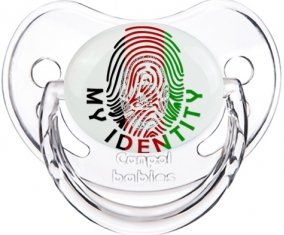Empreinte My Identity Afghanistan Tétine Physiologique Transparent classique