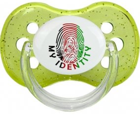 Empreinte My Identity Afghanistan Sucete Cerise Vert à paillette