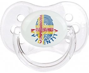 Empreinte My Identity Iles Aland Sucette Cerise Transparent classique