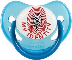 Empreinte My Identity Albanie Sucette Physiologique Bleue phosphorescente