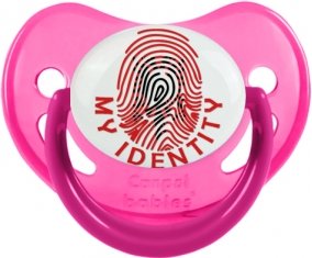 Empreinte My Identity Albanie Sucette Physiologique Rose phosphorescente