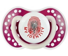 Empreinte My Identity Albanie Sucette LOVI Dynamic Fuchsia phosphorescente