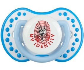 Empreinte My Identity Albanie Sucette LOVI Dynamic Blanc-bleu phosphorescente