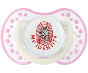 Empreinte My Identity Albanie Sucette LOVI Dynamic Blanc-rose phosphorescente