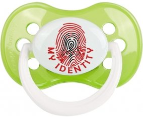 Empreinte My Identity Albanie Tétine Anatomique Vert classique