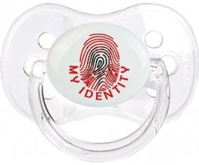 Empreinte My Identity Albanie Sucette Cerise Transparent classique