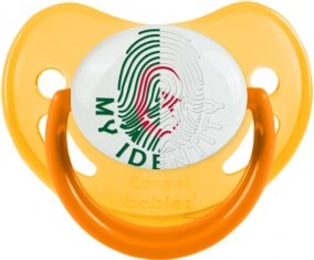 Empreinte My Identity Algérie Sucette Physiologique Jaune phosphorescente