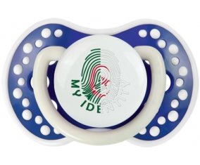 Empreinte My Identity Algérie Sucette LOVI Dynamic Bleu-marine phosphorescente