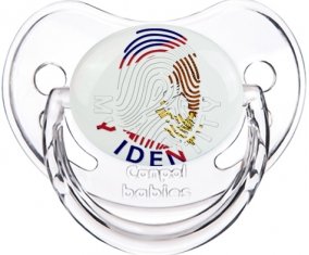 Empreinte My Identity Samoa américaines Tétine Physiologique Transparent classique