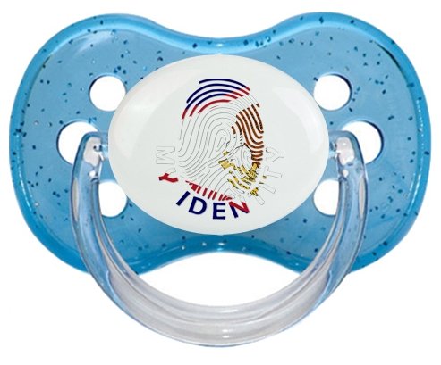 Empreinte My Identity Samoa américaines Sucete Cerise Bleu à paillette