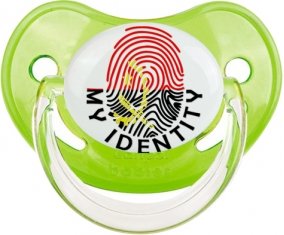 Empreinte My Identity Angola Sucette Physiologique Vert classique
