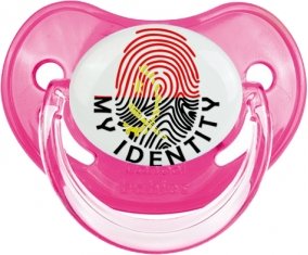 Empreinte My Identity Angola Sucette Physiologique Rose classique