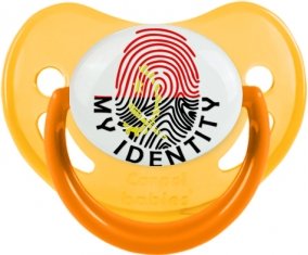 Empreinte My Identity Angola Sucette Physiologique Jaune phosphorescente