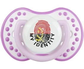 Empreinte My Identity Angola Sucette LOVI Dynamic Blanc-mauve classique