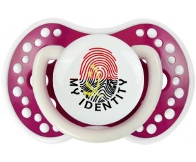 Empreinte My Identity Angola Sucette LOVI Dynamic Fuchsia phosphorescente