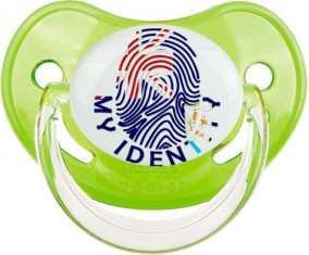 Empreinte My Identity Anguilla Sucette Physiologique Vert classique