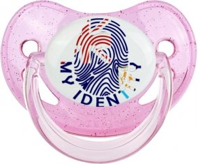 Empreinte My Identity Anguilla Sucette Physiologique Rose à paillette