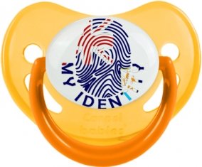 Empreinte My Identity Anguilla Sucette Physiologique Jaune phosphorescente