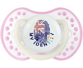 Empreinte My Identity Anguilla Sucette LOVI Dynamic Blanc-rose phosphorescente