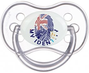 Empreinte My Identity Anguilla Sucette Anatomique Transparente classique