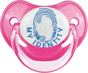 Empreinte My Identity Antarctique Tétine Physiologique Rose classique
