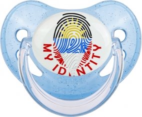 Empreinte My Identity Antigua-et-Barbuda Sucete Physiologique Bleue à paillette