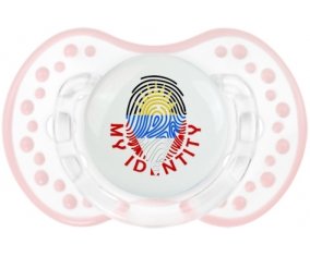 Empreinte My Identity Antigua-et-Barbuda Tétine LOVI Dynamic Retro-blanc-rose-tendre classique