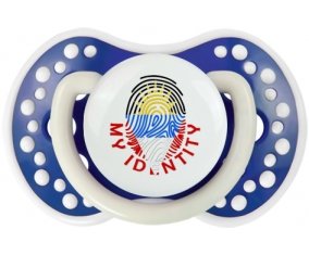 Empreinte My Identity Antigua-et-Barbuda Tétine LOVI Dynamic Bleu-marine phosphorescente