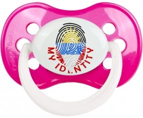 Empreinte My Identity Antigua-et-Barbuda Sucette Anatomique Rose foncé classique