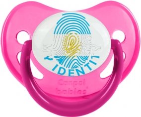 Empreinte My Identity Argentine Sucette Physiologique Rose phosphorescente