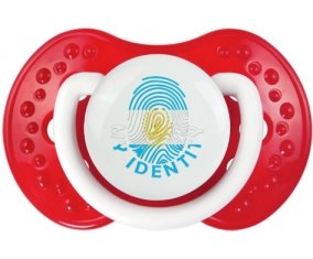Empreinte My Identity Argentine Sucette LOVI Dynamic Blanc-rouge classique