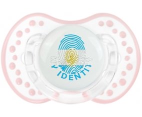 Empreinte My Identity Argentine Sucette LOVI Dynamic Retro-blanc-rose-tendre classique