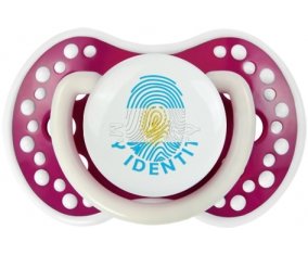 Empreinte My Identity Argentine Sucette LOVI Dynamic Fuchsia phosphorescente