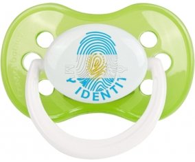 Empreinte My Identity Argentine Tétine Anatomique Vert classique