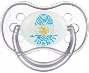 Empreinte My Identity Argentine Tétine Anatomique Transparente classique