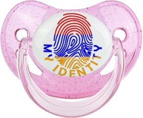 Empreinte My Identity Arménie Sucette Physiologique Rose à paillette