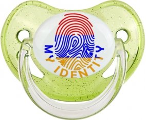 Empreinte My Identity Arménie Sucette Physiologique Vert à paillette