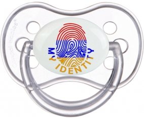 Empreinte My Identity Arménie Sucette Anatomique Transparente classique