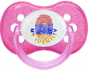 Empreinte My Identity Arménie Tétine Cerise Rose à paillette