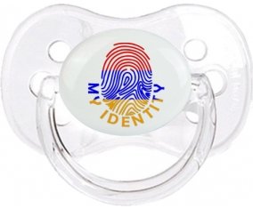 Empreinte My Identity Arménie Tétine Cerise Transparent classique