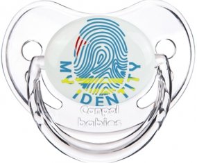 Empreinte My Identity Aruba Tétine Physiologique Transparent classique