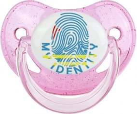 Empreinte My Identity Aruba Tétine Physiologique Rose à paillette