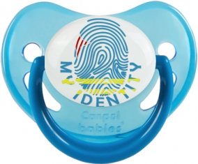 Empreinte My Identity Aruba Tétine Physiologique Bleue phosphorescente