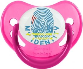 Empreinte My Identity Aruba Tétine Physiologique Rose phosphorescente