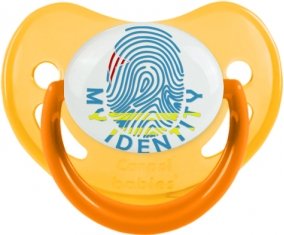 Empreinte My Identity Aruba Tétine Physiologique Jaune phosphorescente