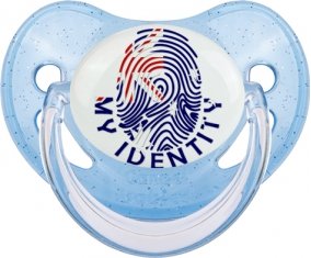 Empreinte My Identity Australie Sucete Physiologique Bleue à paillette