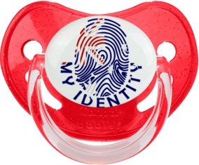 Empreinte My Identity Australie Sucete Physiologique Rouge à paillette