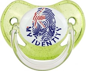 Empreinte My Identity Australie Sucete Physiologique Vert à paillette